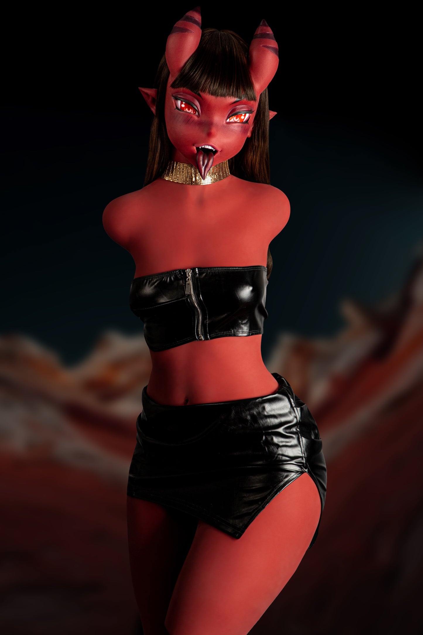 Climax Doll 110cm/3'7" A-Cup TPE Torso+Silicone Head
