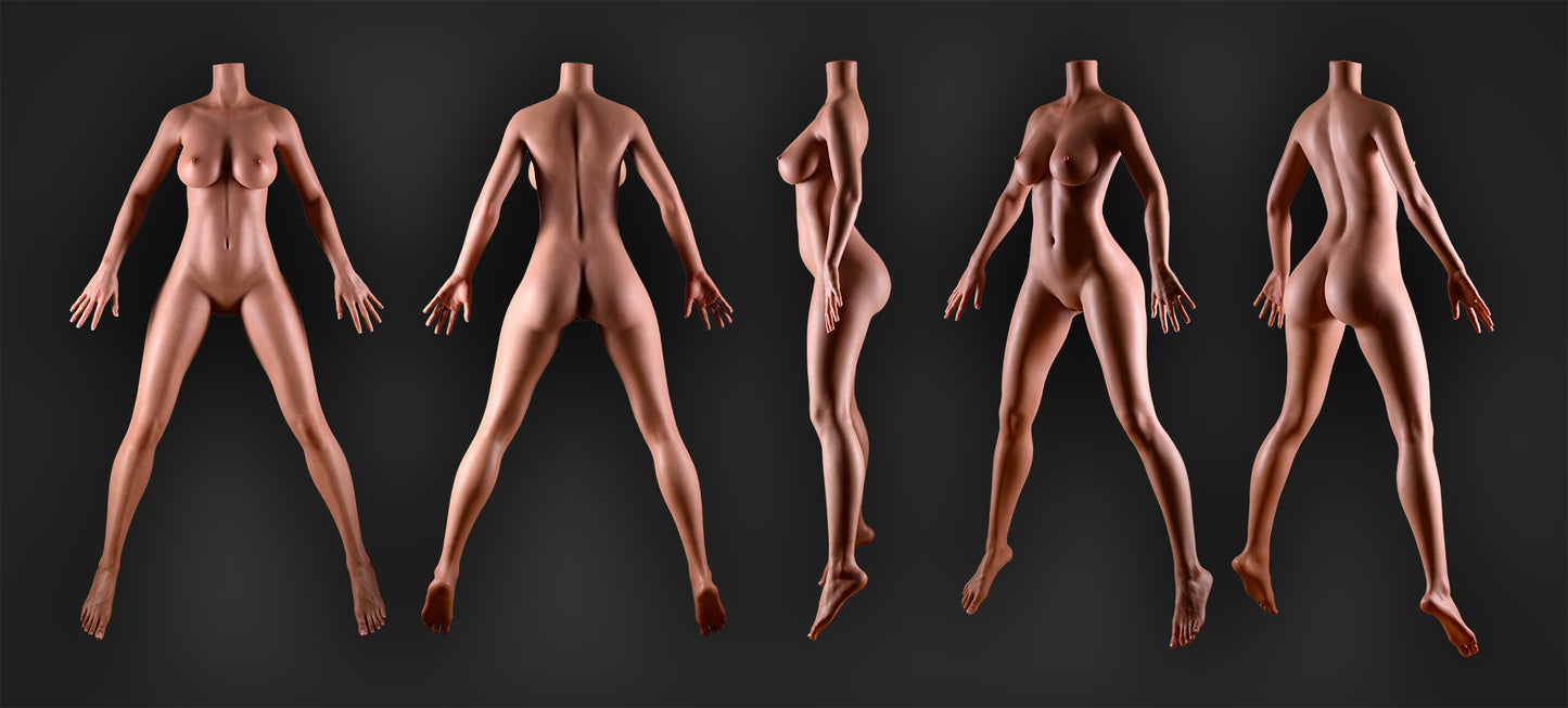 Lusandy 161cm/5'3" D-Cup Silicone Doll