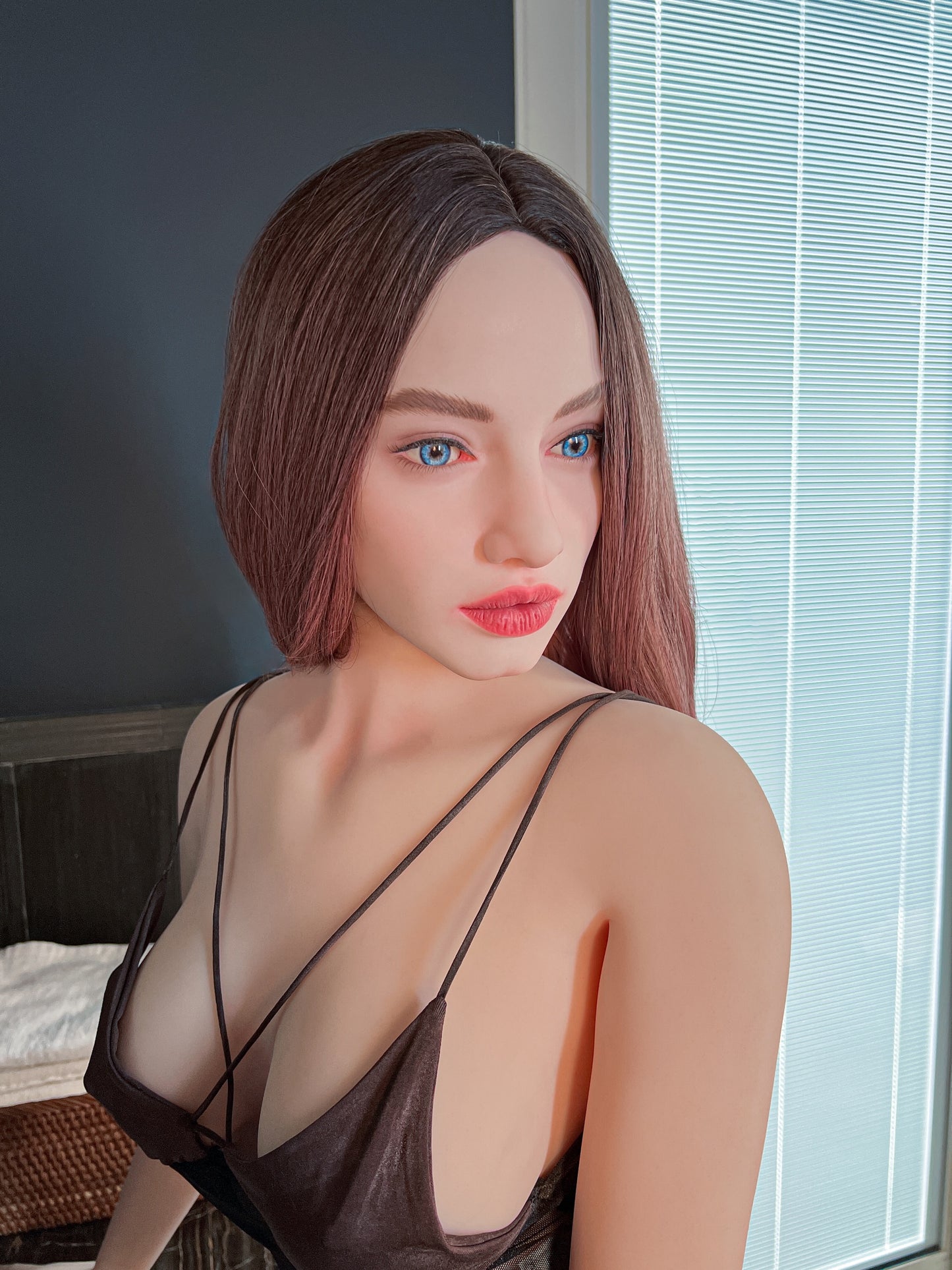 Climax Doll 157cm/5'1" C-Cup Hybrid Doll(TPE Body+Silicone Head)
