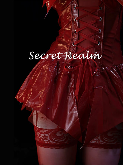 Sexy Little Devil Red Uniform Set