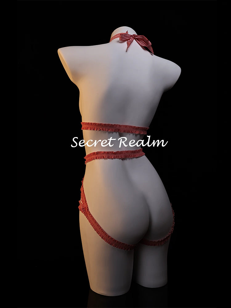 Bow Tie-up Lingerie Set