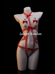 Bow Tie-up Lingerie Set
