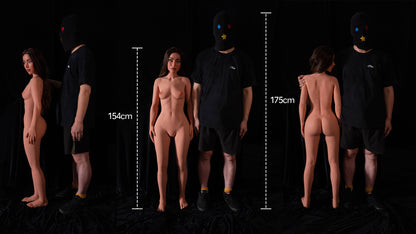 Climax Doll 154cm/5'0" C-Cup Hybrid Doll(TPE Body+Silicone Head)